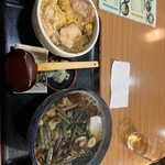 生そば 一力 蒲田店 - 山菜そばと親子丼