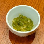 Chopped wasabi