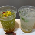 Nana's green tea - マンゴーグリーンティ、柚子ソーダ