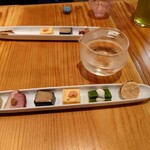 酒菜・からく - お通しがお洒落でテンション上がります。