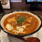 中華麺食堂 かなみ屋 - エビチリチーズ坦々麺