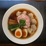 らーめん 鉢ノ葦葉 - わんたん麺 醤油味