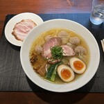 らーめん 鉢ノ葦葉 - わんたん麺 塩味