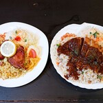 カフェドムッシュ - ボリューム比較・・