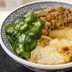 Yoshinoya - 牛麦とろ丼 並