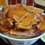 ぶた丼のとん田 - ロース、バラ盛り合わせ　990円