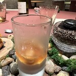 モノリス - 椎茸のムース、ナメコとコンソメジュレ