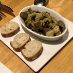 Bistro Pas a pas - ホタテと豚肉頬肉のコンフィ