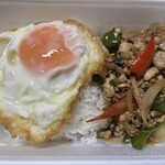 さいとう食堂 - 【ガパオライス】鶏ひき肉のガパオ。