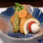 寿司割烹 竹染 - 猪のヒレカツ