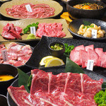 和牛焼肉 若勝 - 新コース：新メニューの「焼きしゃぶ」の入った豪華コースは飲み放題付きとなります。