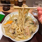 ちゃんぽん 蘇州林 - 太麺が登場