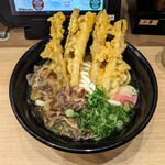 Sukesan Udon Asakawa Ten - 肉ごぼ天うどん（\760）