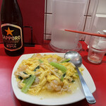 中華飯店 - 海老卵塩炒め単品　１０００円