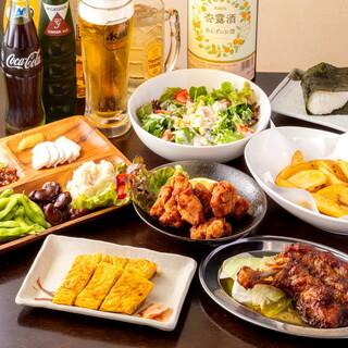 お肉がたっぷり楽しめる飲み放題付きのコースあります！