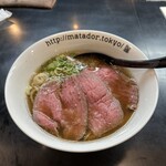 牛骨らぁ麺マタドール - ▪️贅沢焼牛らぁ麺（味玉入り）¥1.150［by pop_o］