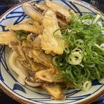 丸亀製麺 - 料理写真:山盛りごぼう天うどん(ぶっかけ)＝540円