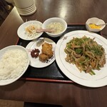 台湾料理 珍味軒 - 青椒肉絲セット