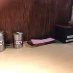 そばの神田東一屋 - コンディメンツ。