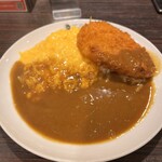 CoCo壱番屋 - クリームコロッケとスクランブルエッグ