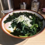 そばの神田東一屋 - アサソバビンボー！　
      朝そば＋わかめ！