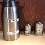 そばの神田東一屋 - コンディメンツ。