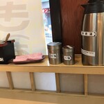 そばの神田東一屋 - コンディメンツ。