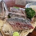 丸千葉 - 鯵の刺身