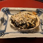 和食　佐久田 - 鮑オーブン焼き1,000円