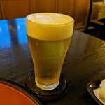 和食　佐久田 - 生ビール900円