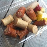 ランチョ・エルパソ - イベントにてソーセージ盛り合わせ500円