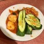 本とさや - キムチ盛り合わせ