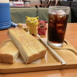 カフェ&レストラン ブーケ - トーストモーニング　430円(税込)  ※横からも