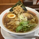 麺王 みらい - 中華そば（中盛）900円＋メンマ100円