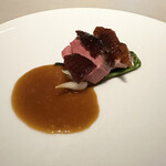 SEZANNE - 愛知県産めぐみ鴨  小蕪  ウォックオイル