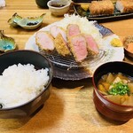 ぶた いながき - 上ヒレかつ定食