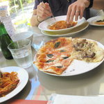 オステリア アックアインボッカ - テーブル風景２