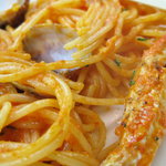 オステリア アックアインボッカ - 渡り蟹に微妙に食べられる身がっ！