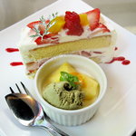 オステリア アックアインボッカ - 切り分けて頂きました☆