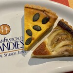 ポンリック - カボチャチーズタルト、完熟イチヂクタルト