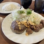 ステーキレストラン がんねん - カット&ハンバーグランチ　¥1330