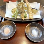 そば処茜 - 十割天せいろの天ぷら 