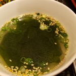 コリアンダイナー陽 - ワカメスープ