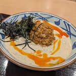 丸亀製麺 - 冷やしピリ辛豆乳坦坦うどん