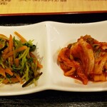 KOREAN DINNER Y・A・N・G - キムチと水菜のお浸し