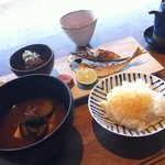 小屋場　只只 - ご飯にはおコゲたっぷり☆