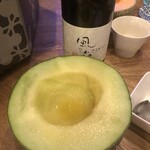 日本酒バー オール・ザット・ジャズ - メロン酒　風の森使用