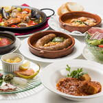 スペイン料理 クエバソル - コース料理は4,000円からご注文いただけます。(内容は変わる場合があります)