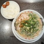 来来亭 - 小盛ラーメン 590円 , ライス(小) 160円