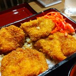 串揚げ 六角亭 - 元祖ソースカツ丼 900円、ご飯大盛り 150円